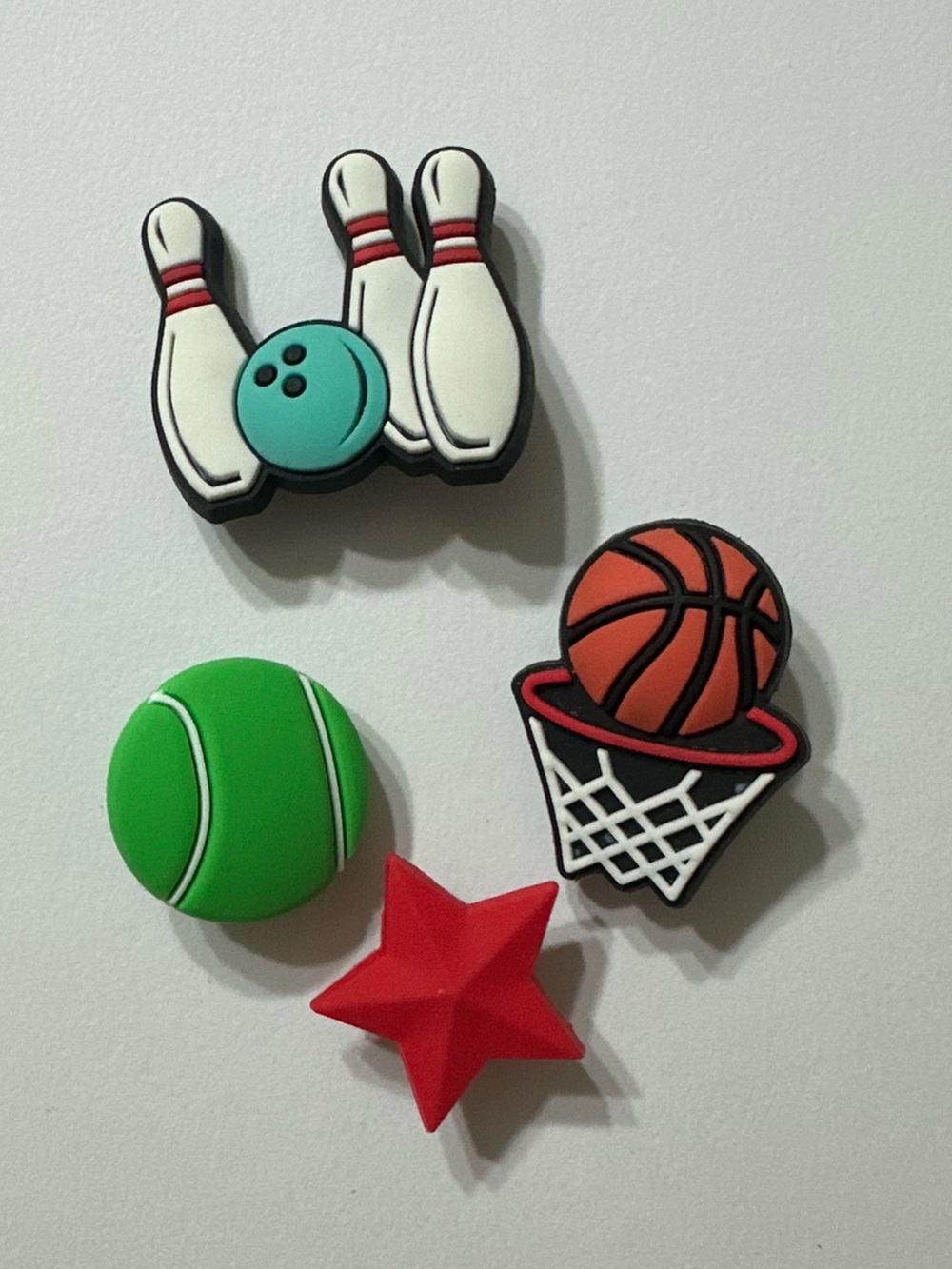 Sports star croc shoe charms bundle